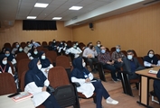 مانور دور میزی بحران با حضور اعضای چارت فرماندهی حادثه در بیمارستان  قلب الزهرا ( س)