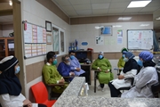 مشاوره بالینی کارکنان بیمارستان به مناسبت هفته سلامت