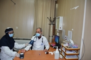تداوم غربالگری سلامت مسئولان بیمارستان قلب الزهرا (س)به مناسبت هفته سلامت