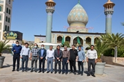 مراسم بدرقه تحصیلی مدیربیمارستان قلب الزهرا (س)