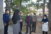 بازدید سرپرست مدیریت از محوطه بیمارستان