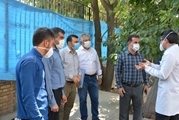 بازدید از پروژه در حال ساخت ساختمان الحاقی داروخانه بیمارستان
