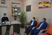 دیداررئیس بانک ملت با مدیر بیمارستان قلب الزهرا(س) به مناسبت روز پزشک