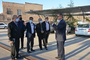 بازدید مدیر از پارکینگ اساتید و کارکنان