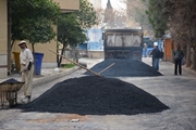 انجام پروژه آسفالت و بهسازی پارکینگ عمومی بیمارستان قلب الزهرا (س)