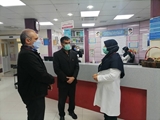بازدید مدیر بیمارستان از بخش کولیز