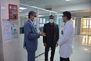 بازدید کارشناس فنی معاونت درمان دانشگاه از بیمارستان قلب الزهرا (س)