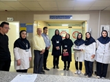 تقدیر و تجلیل از کارشناس هماهنگ کننده ایمنی بیمار